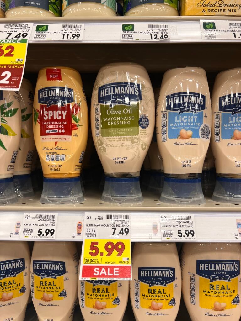 hellmann's mayo kroger shelf image