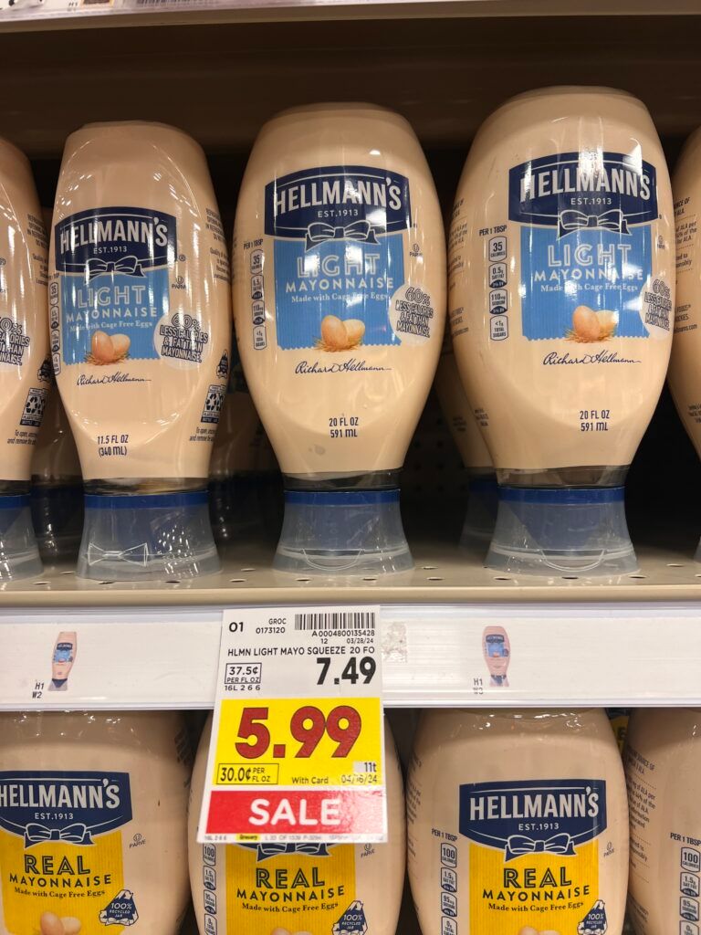 hellmann's mayo kroger shelf image