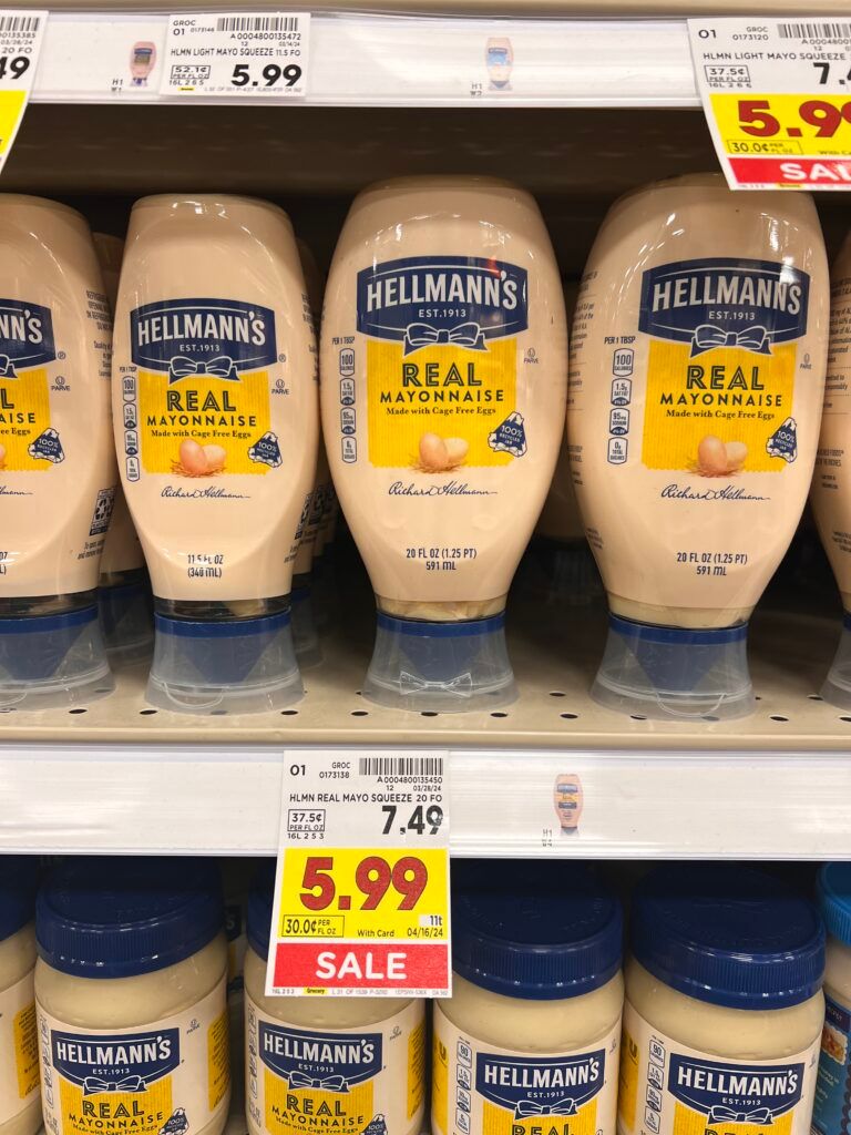 hellmann's mayo kroger shelf image