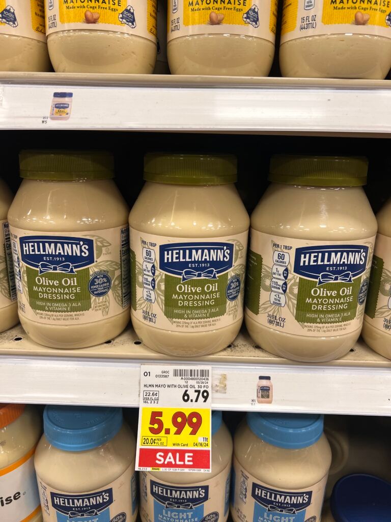 hellmann's mayo kroger shelf image