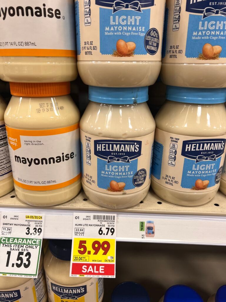 hellmann's mayo kroger shelf image