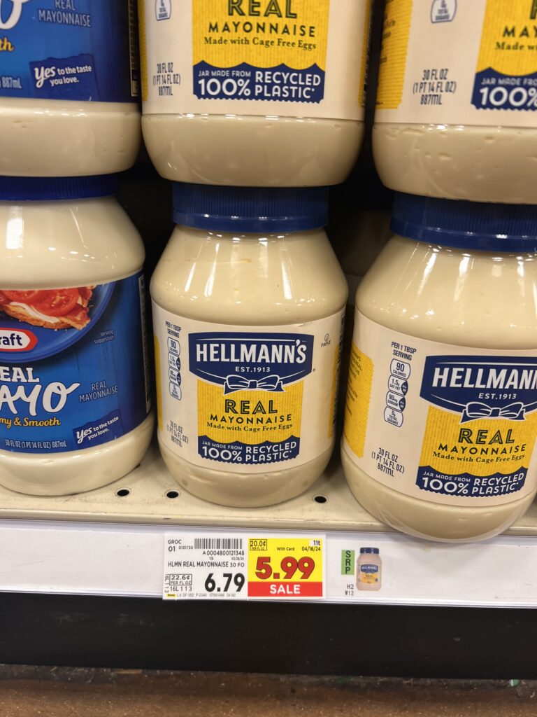 hellmann's mayo kroger shelf image