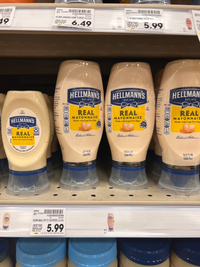 hellmann's mayo kroger shelf image