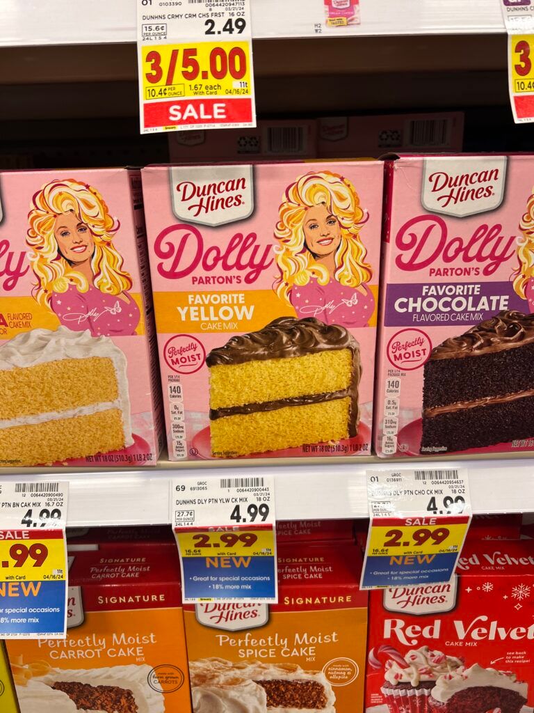 dolly parton kroger shelf image