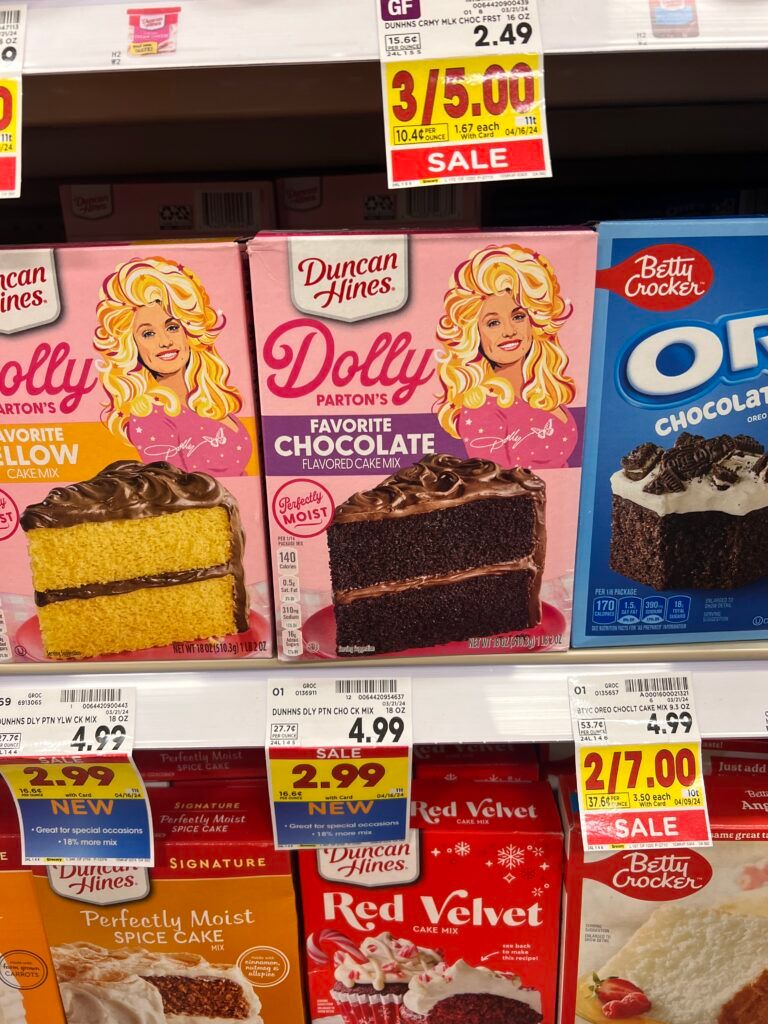 dolly parton kroger shelf image