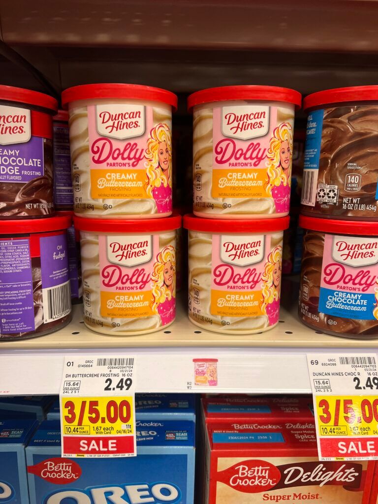 dolly parton kroger shelf image