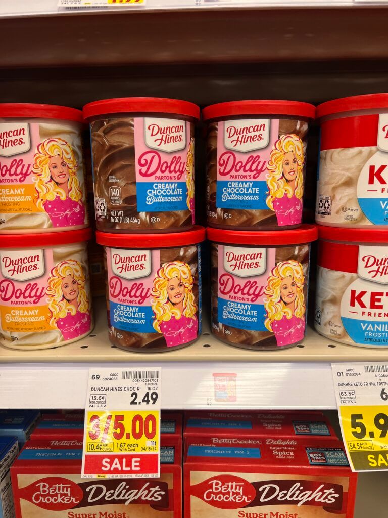 dolly parton kroger shelf image