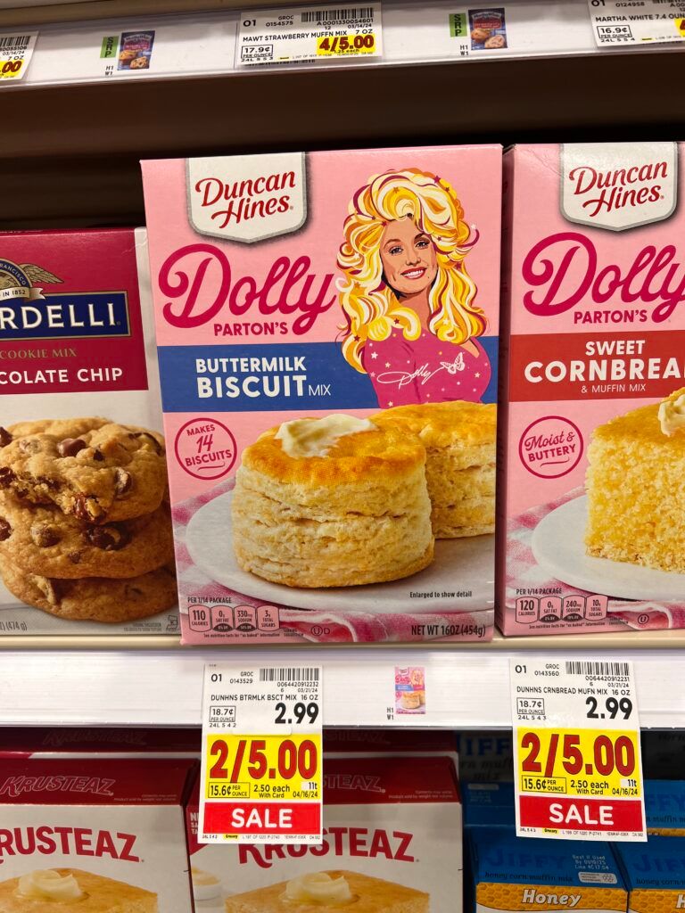dolly parton kroger shelf image