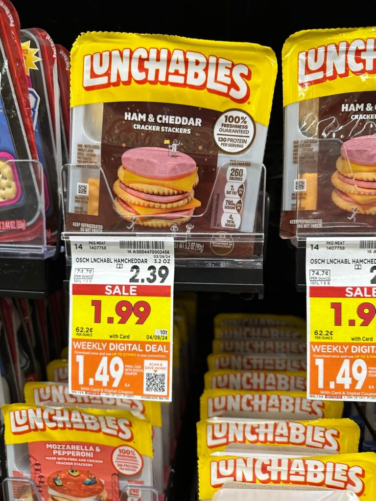 lunchables kroger shelf image