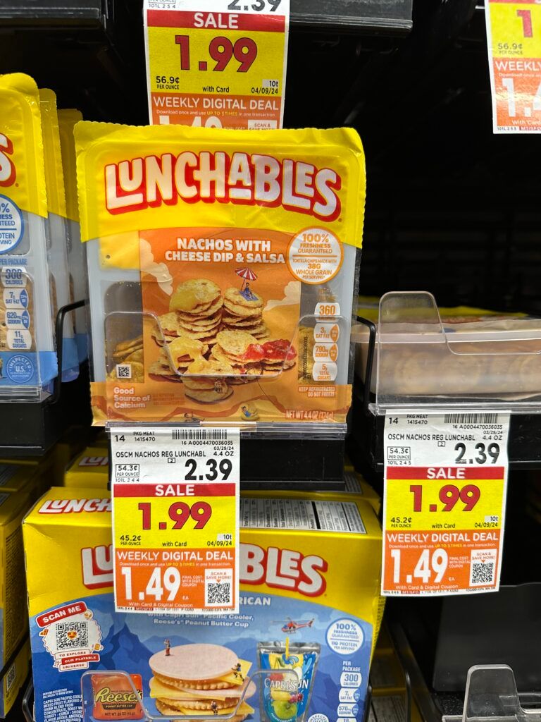 lunchables kroger shelf image