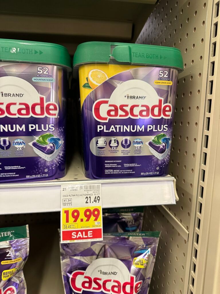 cascade kroger shelf image