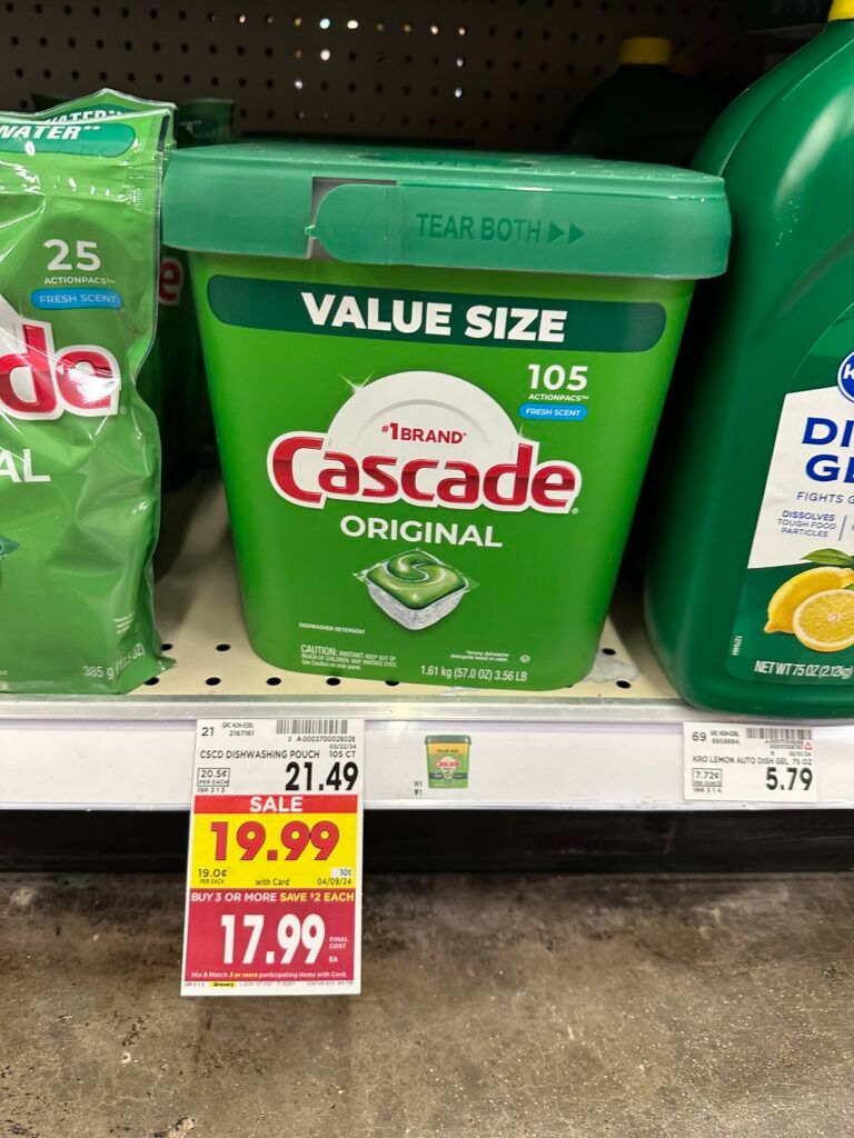 cascade kroger shelf image
