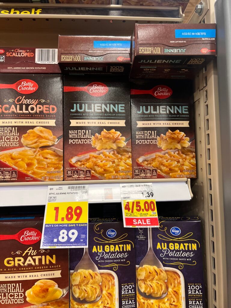 bc boxed potatoes kroger shelf image