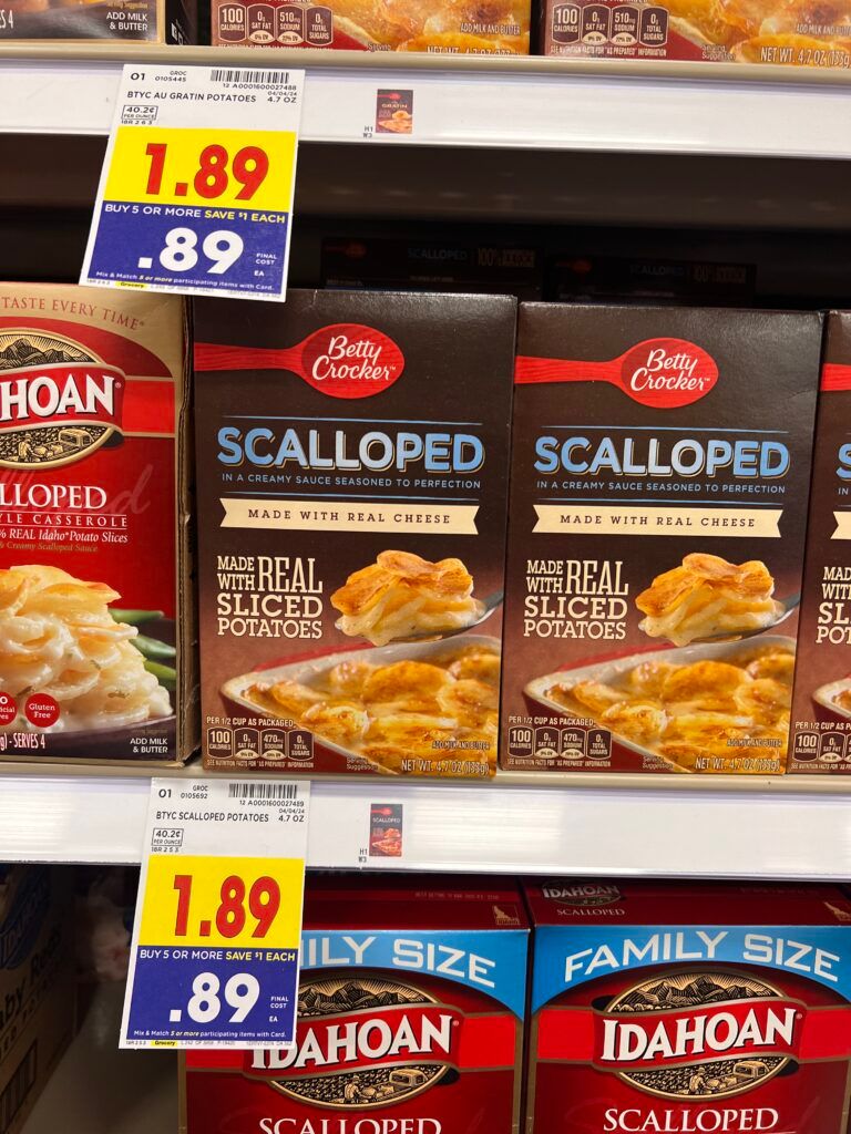 bc boxed potatoes kroger shelf image