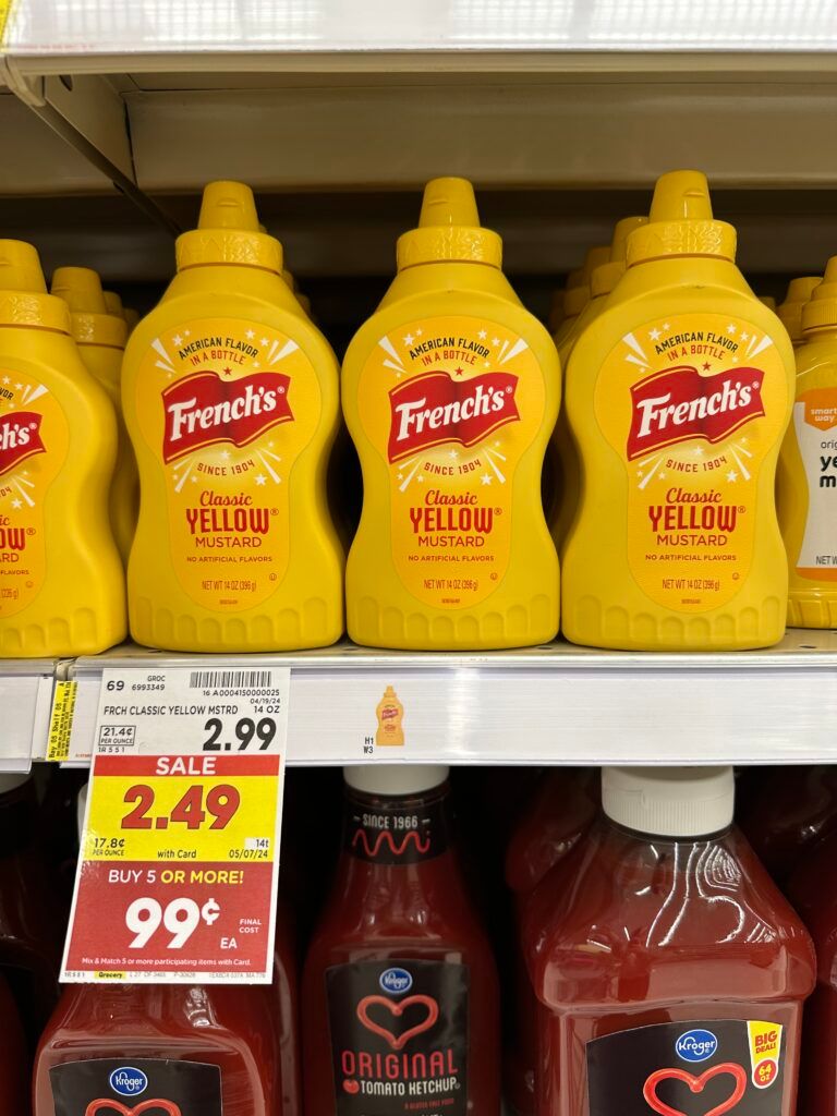 frenchs mustard kroger shelf image