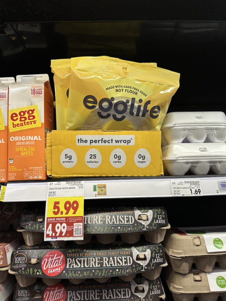 egglife wraps kroger shelf image