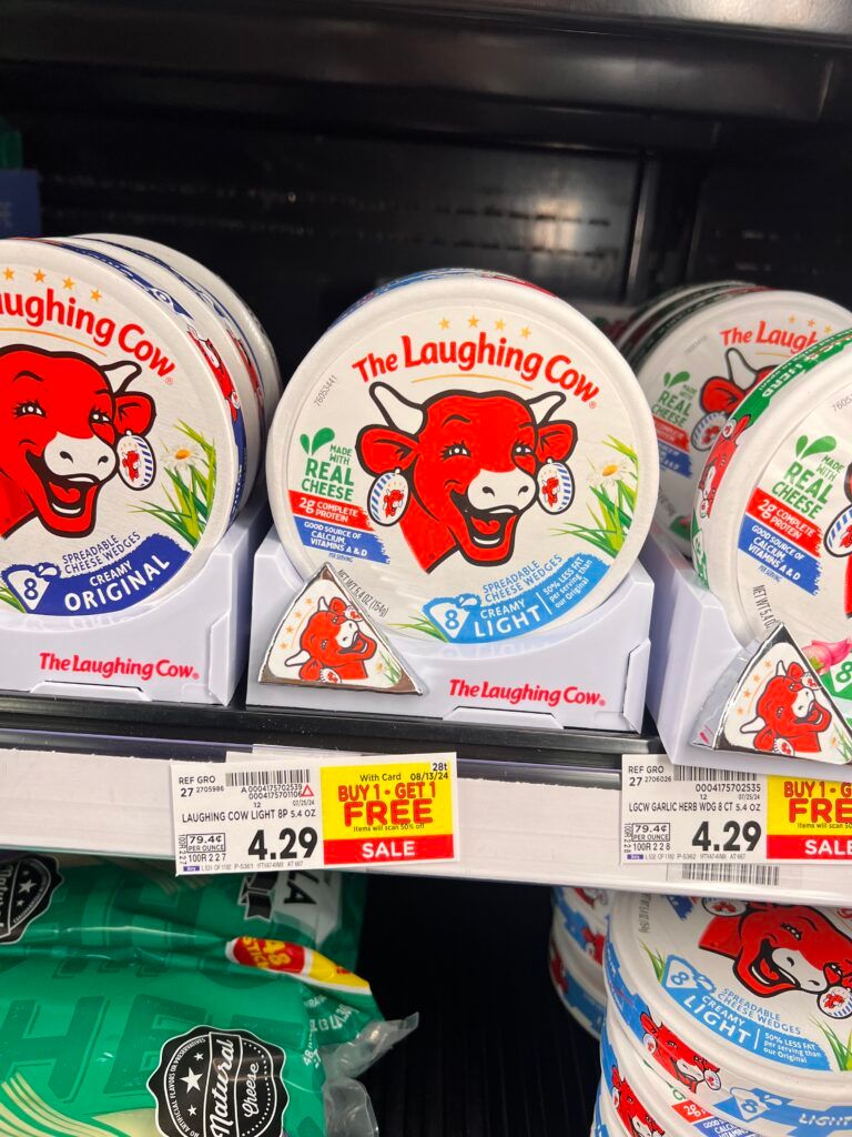 The Laughing Cow Cheese Kroger Shelf Image
