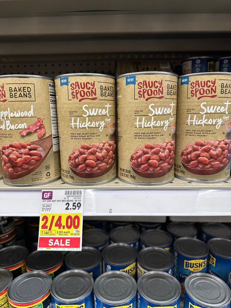 saucy spoon kroger shelf image