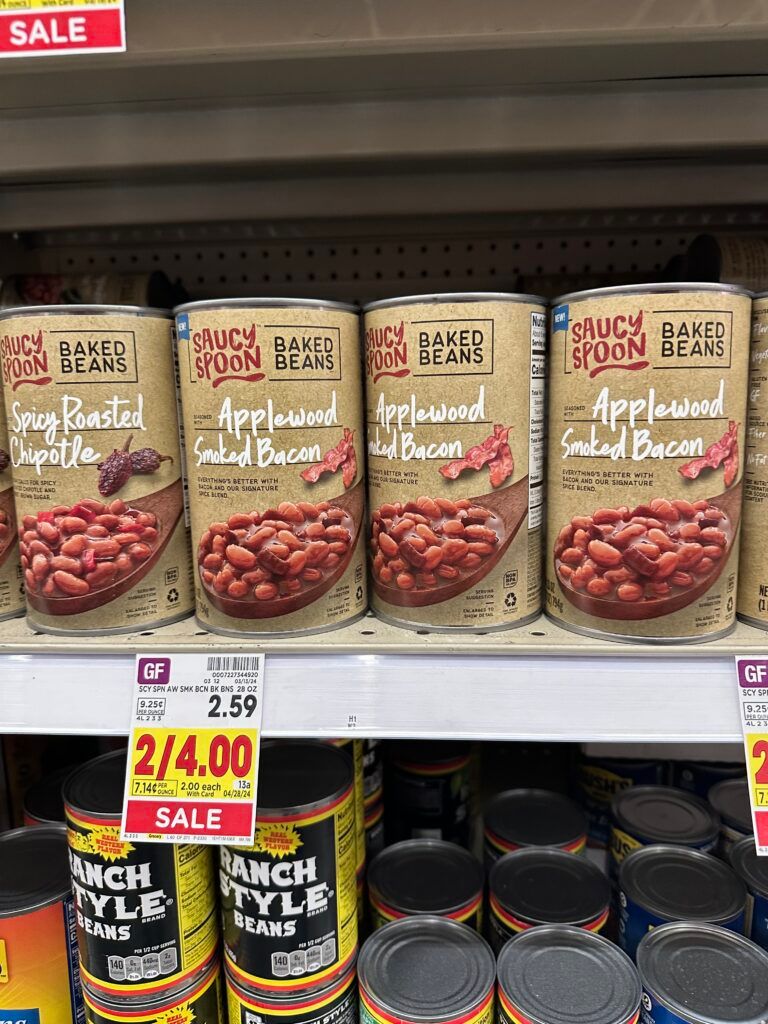 saucy spoon kroger shelf image