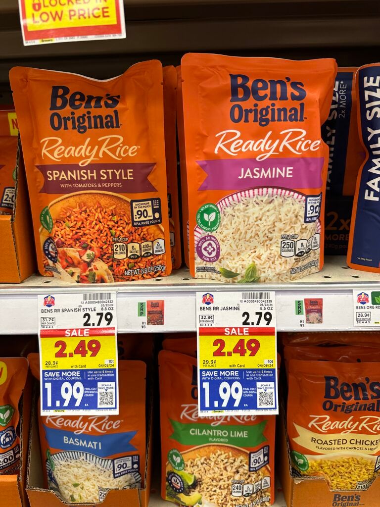 bens original kroger shelf image