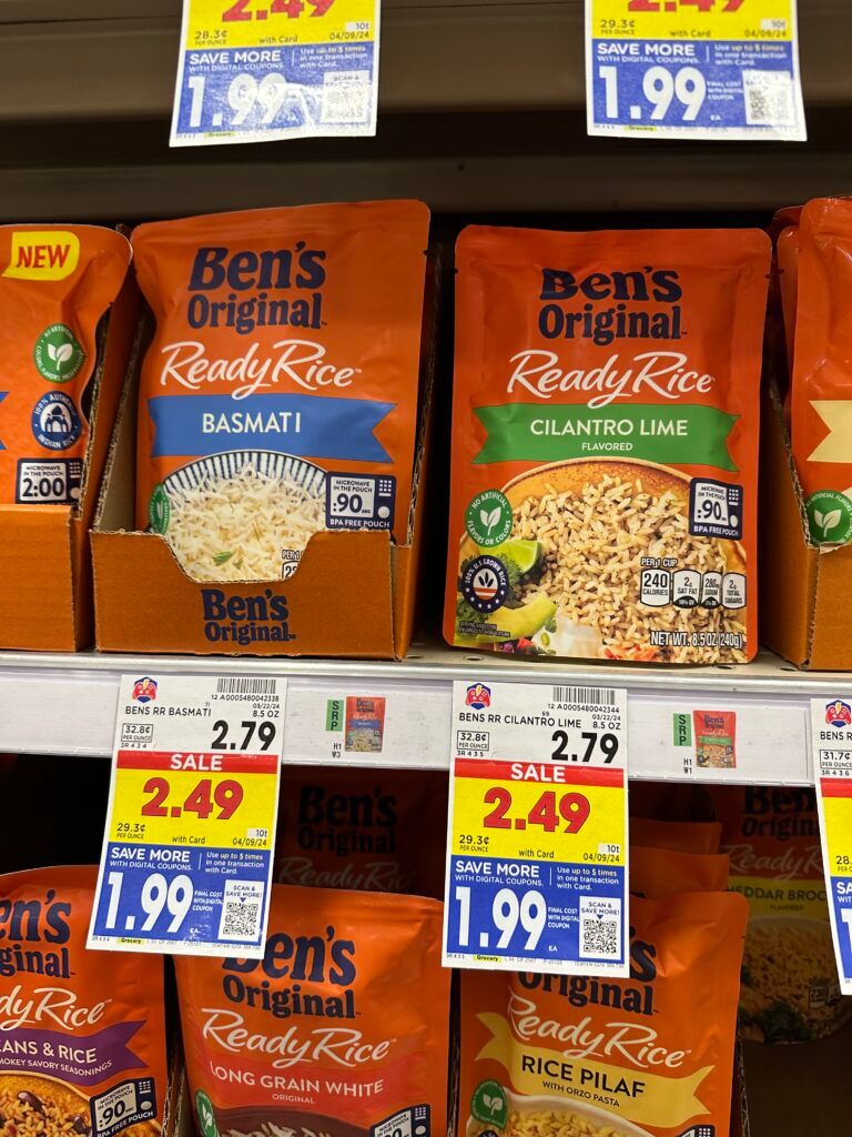 bens original kroger shelf image