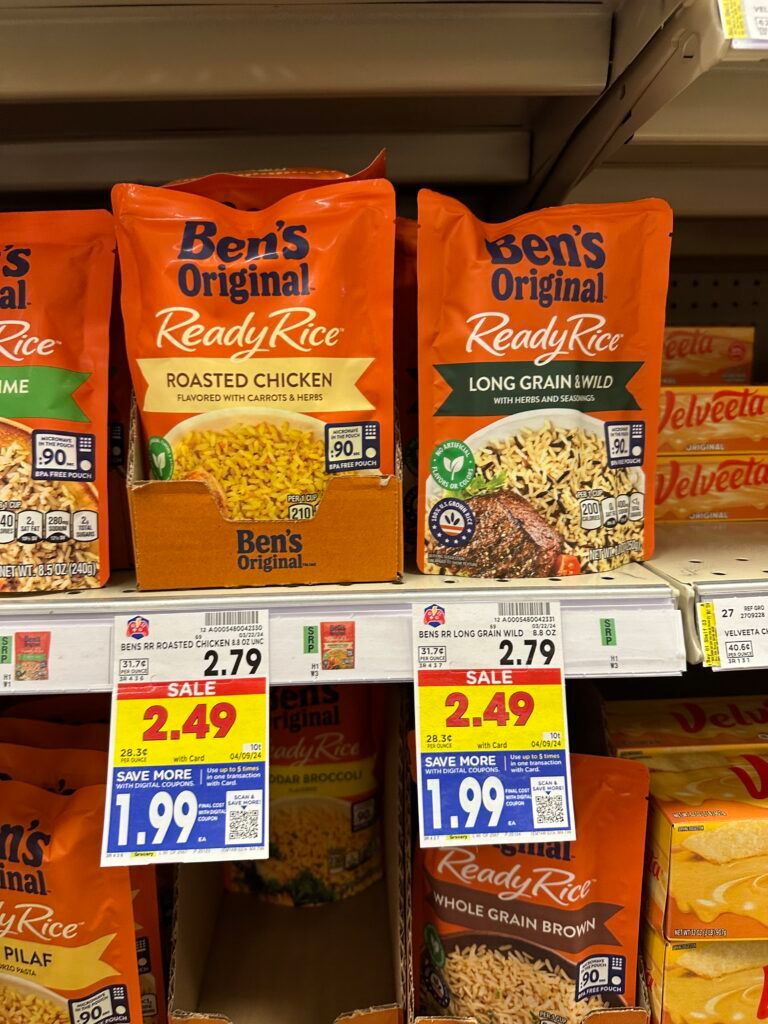 bens original kroger shelf image