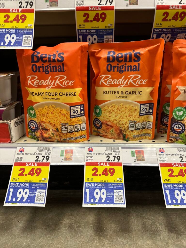 bens original kroger shelf image