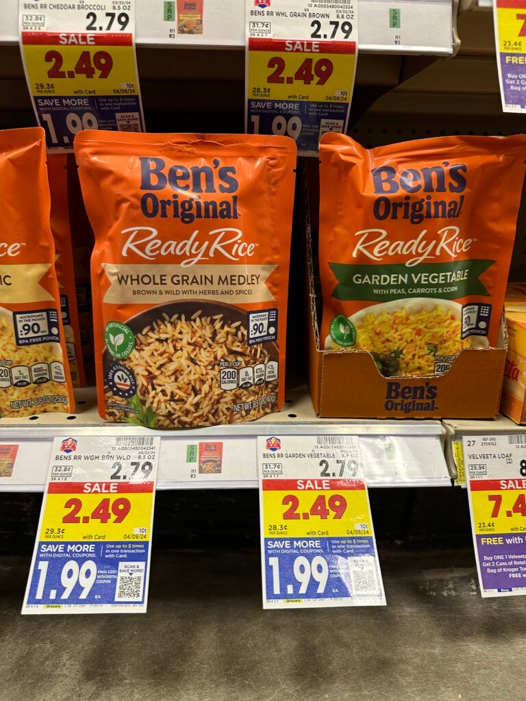 bens original kroger shelf image