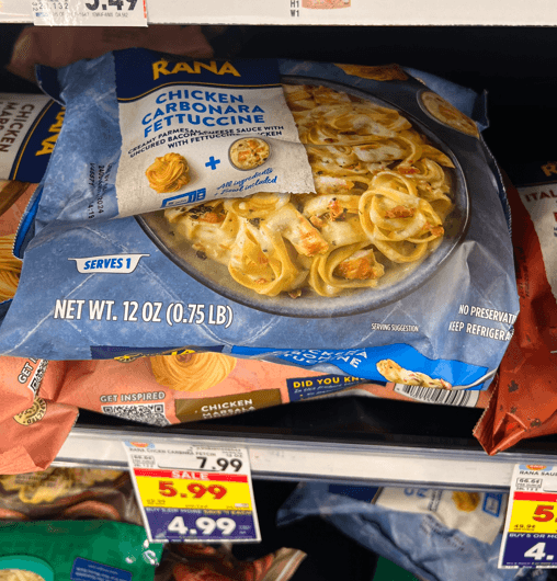 Rana Meal Kroger Shelf Image