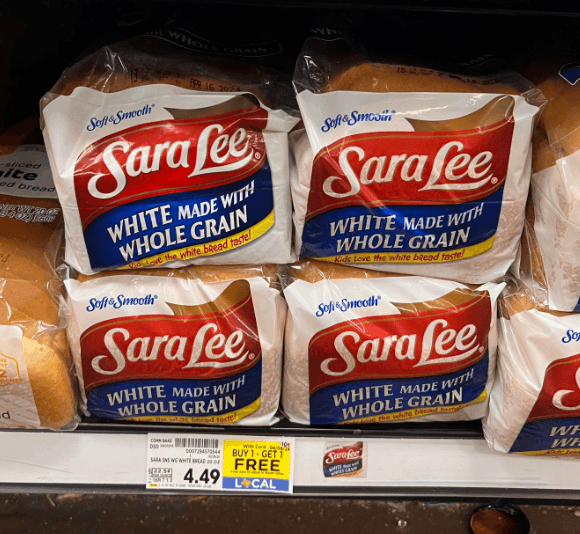 Sara Lee Bread Kroger Shelf Image