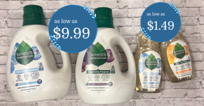 Seventh Generation Laundry and Dish Soap Kroger Krazy