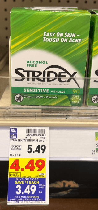 Stridex Kroger Shelf Image 