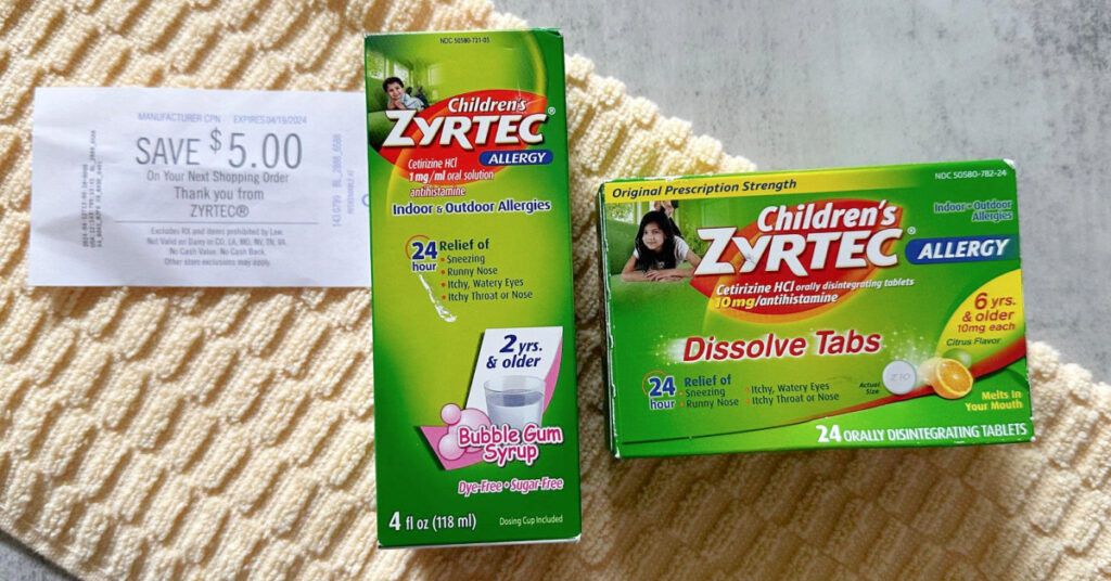 Zyrtec with Catalina Kroger