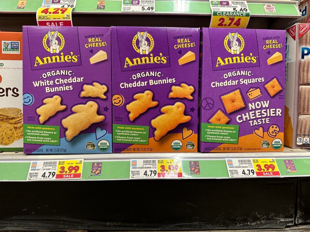 annies cheddar bunnies or fruit snacks kroger shelf image (1)