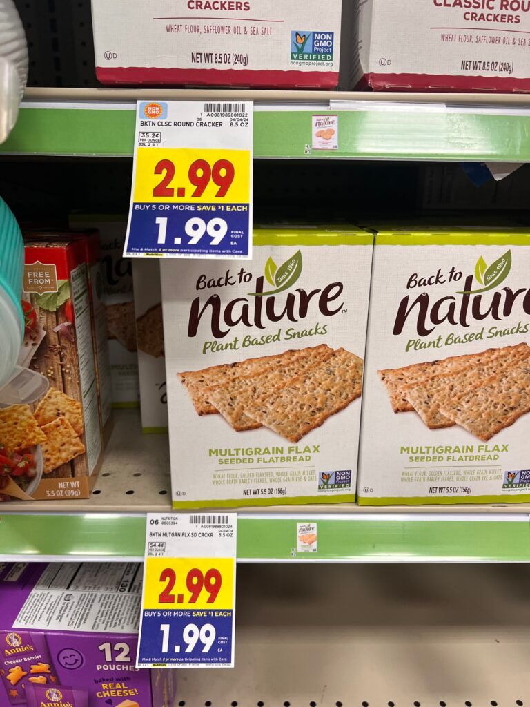 back to nature cookies and crackers kroger shelf image (1)