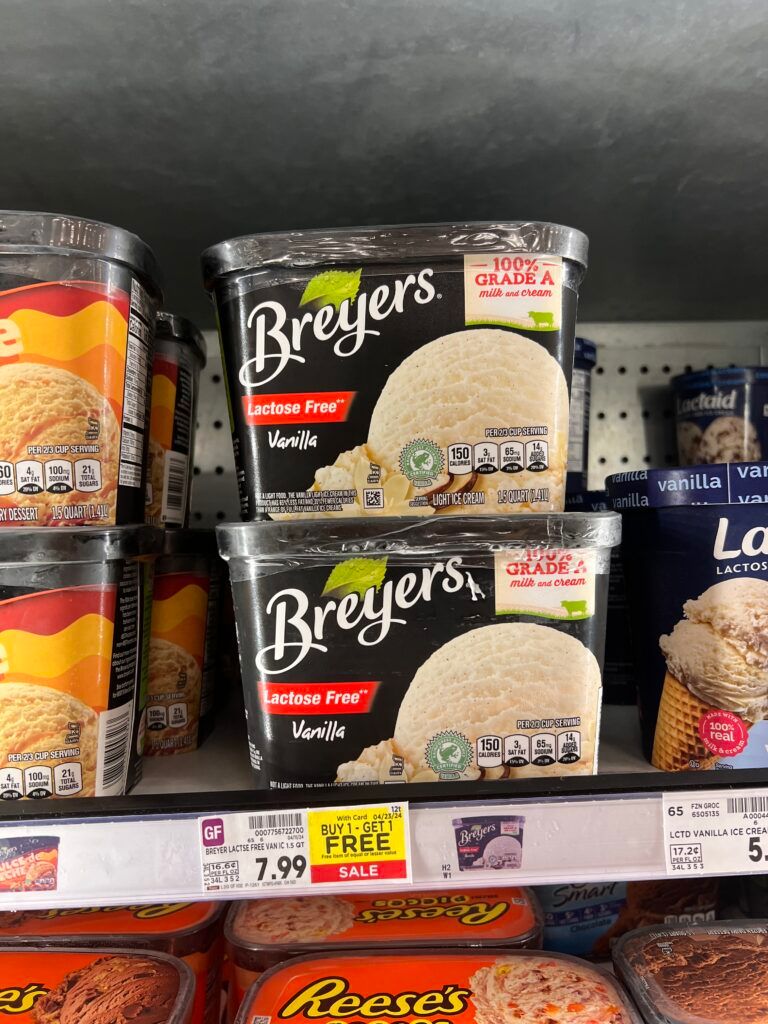 breyer's ice cream kroger shelf image (11)