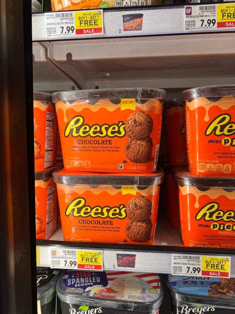 breyer's ice cream kroger shelf image (11)