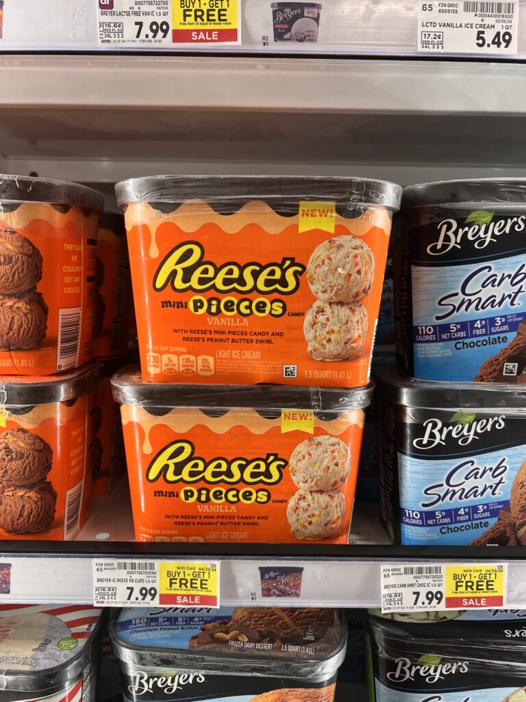 breyer's ice cream kroger shelf image (11)