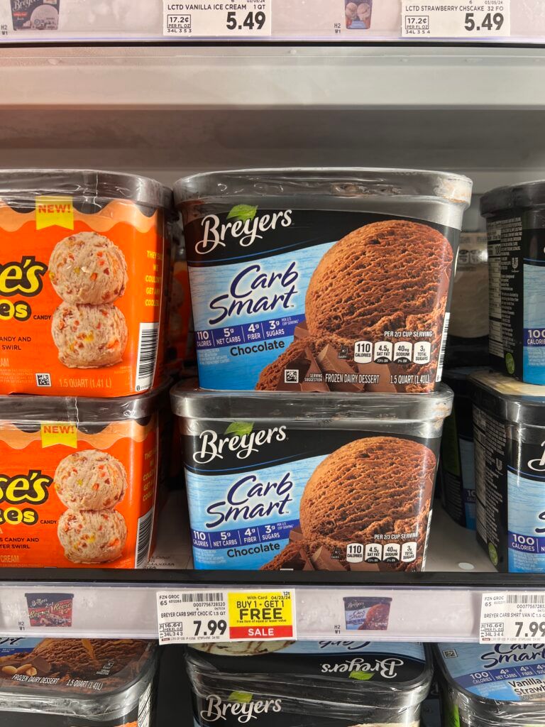 breyer's ice cream kroger shelf image (11)