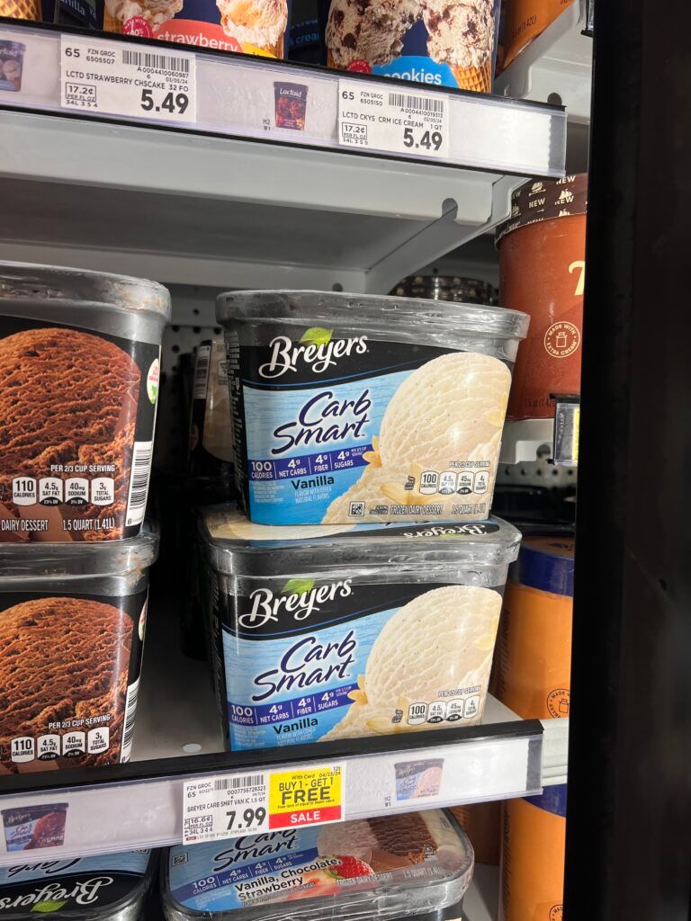 breyer's ice cream kroger shelf image (11)