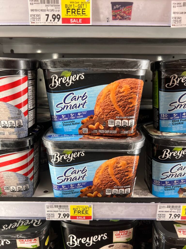 breyer's ice cream kroger shelf image (11)