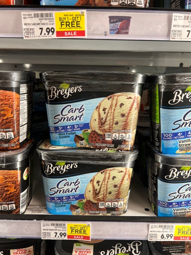 breyer's ice cream kroger shelf image (11)