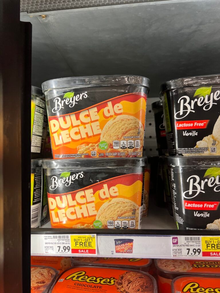 breyer's ice cream kroger shelf image (11)