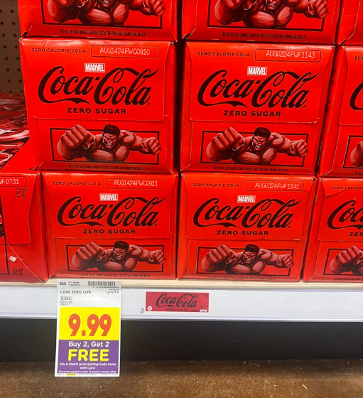 buy 2 get 2 free soda pop images kroger shelf