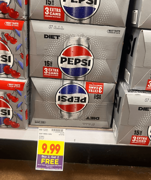 buy 2 get 2 free soda pop images kroger shelf