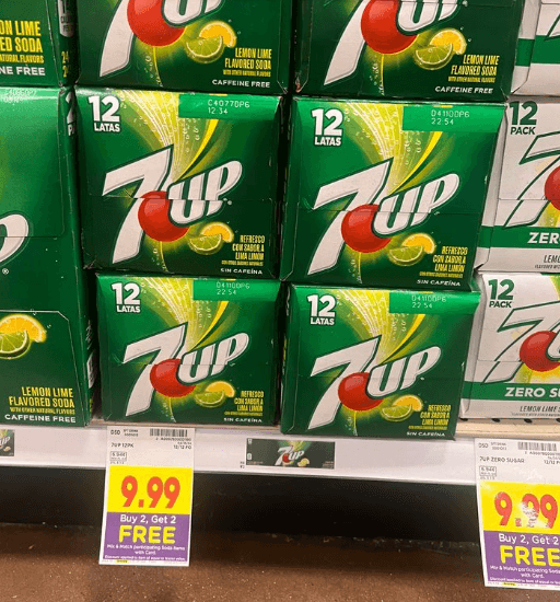 buy 2 get 2 free soda pop images kroger shelf