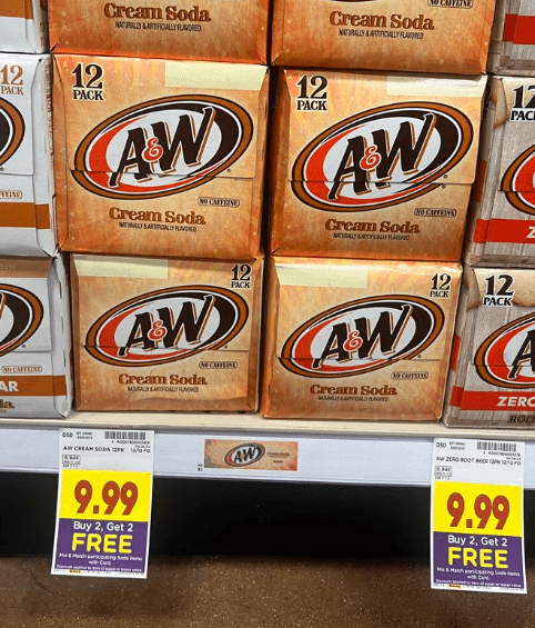 buy 2 get 2 free soda pop images kroger shelf
