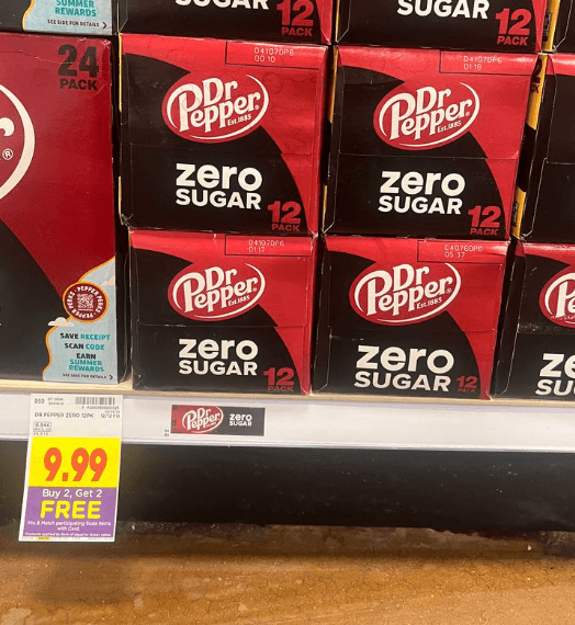 buy 2 get 2 free soda pop images kroger shelf