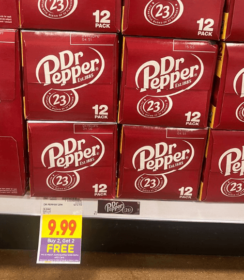 buy 2 get 2 free soda pop images kroger shelf