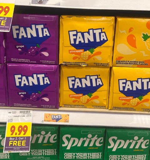 buy 2 get 2 free soda pop images kroger shelf